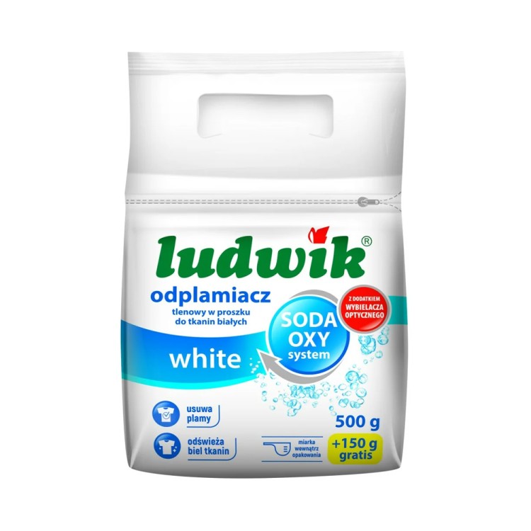 LUDWIK WHITE  stain removing powder 500g + 150g free