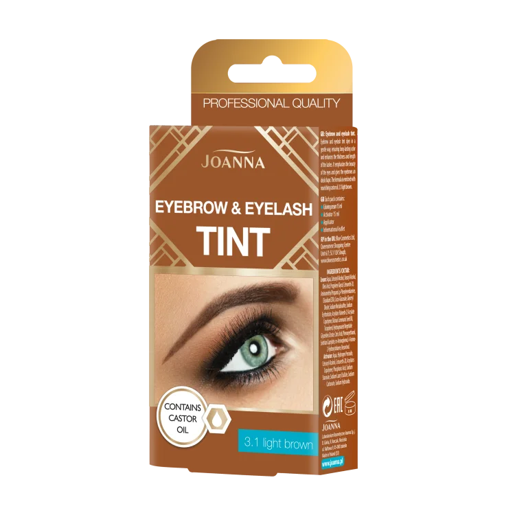Joanna Eyebrow Henna Tint 3.1 Light Brown 30ML Natasha Cosmetics