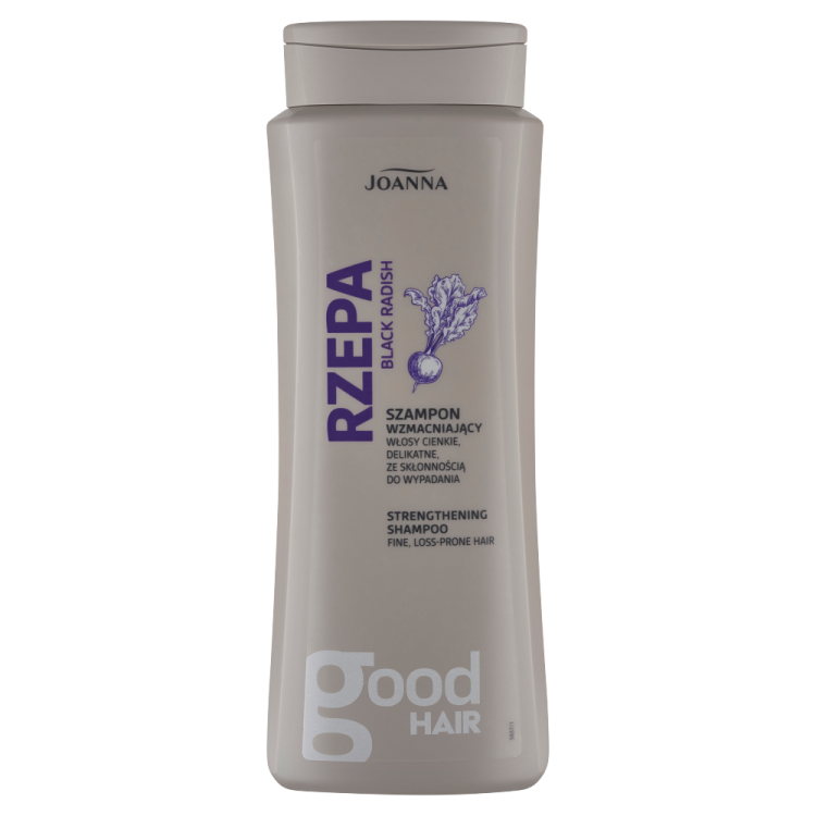 Joanna Black Radish Strengthening shampoo for thin and weak hair 400ml