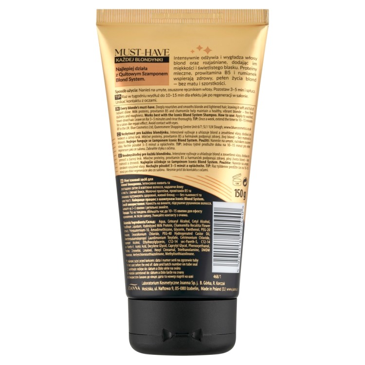 JOANNA BLOND SYSTEM Iconic mask for blonde and lightened hair 150g