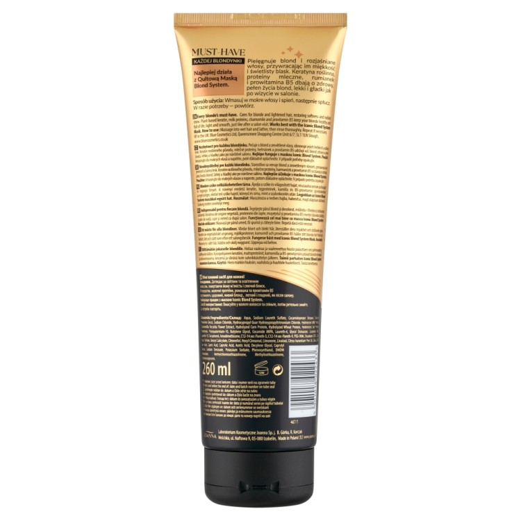 JOANNA BLOND SYSTEM Iconic shampoo for blonde and lightened hair 260ml