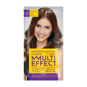 Joanna MULTI EFFECT INSTANT COLOR SHAMPOO 09 NUT BROWN 35 g Joanna MULTI EFFECT INSTANT COLOR SHAMPOO 09 NUT BROWN 35 g
