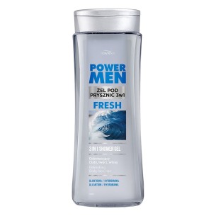JOANNA POWER MEN SHAMPOO AND SHOWER GEL 3 IN 1- FRESH  ALANTONINA/ HYDROMANIL 300ml JOANNA POWER MEN SHAMPOO AND SHOWER GEL 3 IN 1- FRESH  ALANTONINA/ HYDROMANIL 300ml