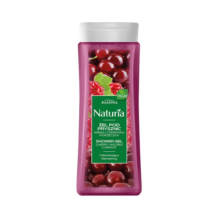 JOANNA NATURIA SHOWER GEL CHERRY AND RED CURRANT 300ml