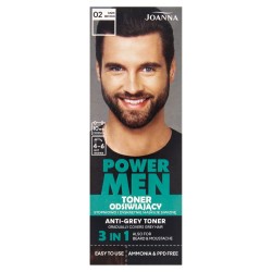 JOANNA POWER MEN Grey-Reducing toner Dark Brown 02 80g