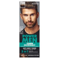 JOANNA POWER MEN Grey-Reducing toner Natural Brown 04 80g