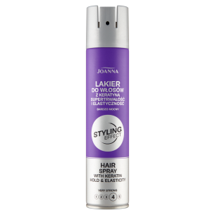 JOANNA STYLING EFFECT HAIR SPRAY WITH KERATIN - VERY STRONG 250ML JOANNA STYLING EFFECT HAIR SPRAY WITH KERATIN - VERY STRONG 250ML