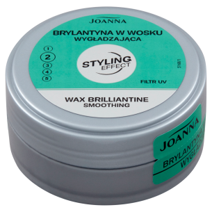JOANNA STYLING EFFECT WAX BRILLIANTINE SMOOTHING AND SHEEN FOR HAIR 45g JOANNA STYLING EFFECT WAX BRILLIANTINE SMOOTHING AND SHEEN FOR HAIR 45g