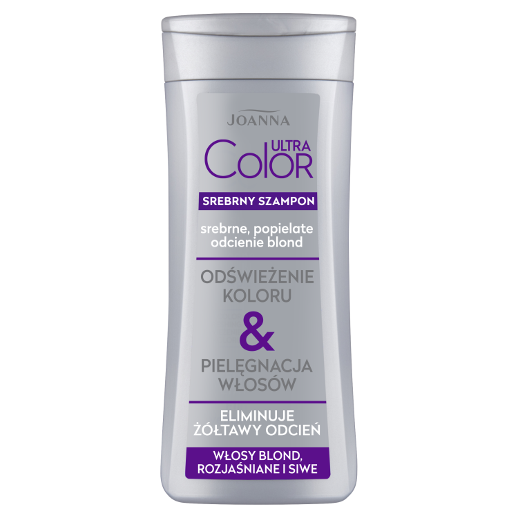 Joanna Ultra Color System Silver Shampoo for Silver and Ash Blond Hair shades 200ml