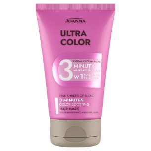 JOANNA ULTRA COLOR 3 MINUTE COLOR BOOSTING CONDITIONER PINK SHADES OF BLOND 100G JOANNA ULTRA COLOR 3 MINUTE COLOR BOOSTING CONDITIONER PINK SHADES OF BLOND 100G