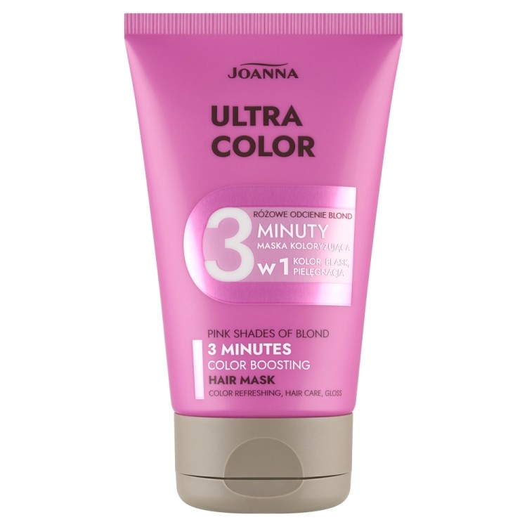 JOANNA ULTRA COLOR 3 MINUTE COLOR BOOSTING CONDITIONER PINK SHADES OF BLOND 100G JOANNA ULTRA COLOR 3 MINUTE COLOR BOOSTING CONDITIONER PINK SHADES OF BLOND 100G