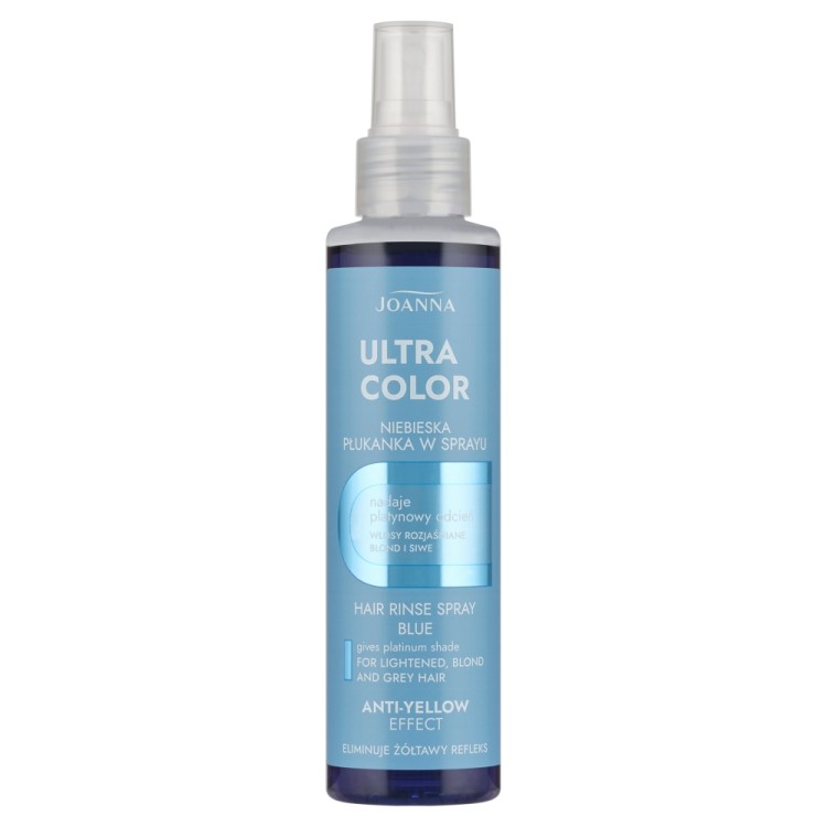 JOANNA ULTRA COLOR SYSTEM BLUE HAIR RINSE IN SPRAY, 150ml JOANNA ULTRA COLOR SYSTEM BLUE HAIR RINSE IN SPRAY, 150ml
