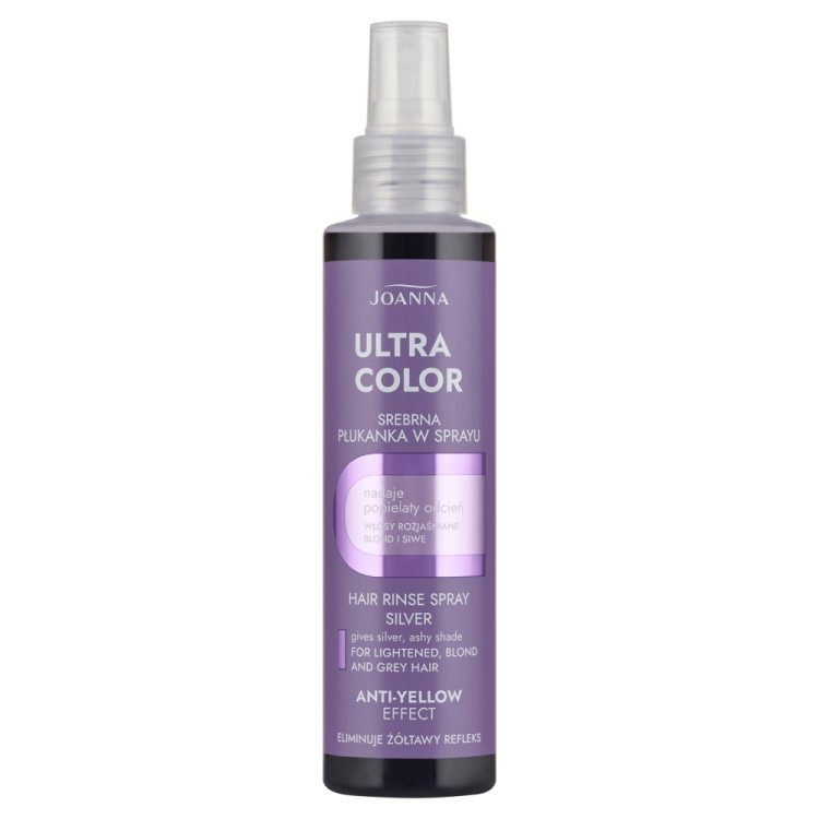 JOANNA ULTRA COLOR SYSTEM SILVER HAIR RINSE IN SPRAY, 150ml JOANNA ULTRA COLOR SYSTEM SILVER HAIR RINSE IN SPRAY, 150ml