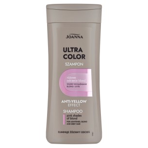 JOANNA ULTRA COLOR SYSTEM SHAMPOO FOR BLONDE AND GREY HAIR GIVING A PINK SHADE, 200ml