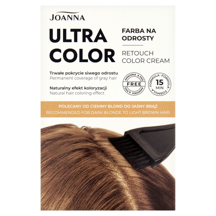 JOANNA ULTRA COLOR RETOUCH Color cream LIGHT BROWN 15g JOANNA ULTRA COLOR RETOUCH Color cream LIGHT BROWN 15g