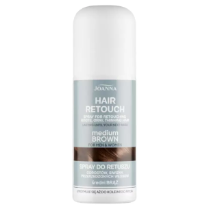 JOANNA HAIR RETOUCH Spray for retouching roots, grey, thinning hair MEDIUM BROWN 75ml