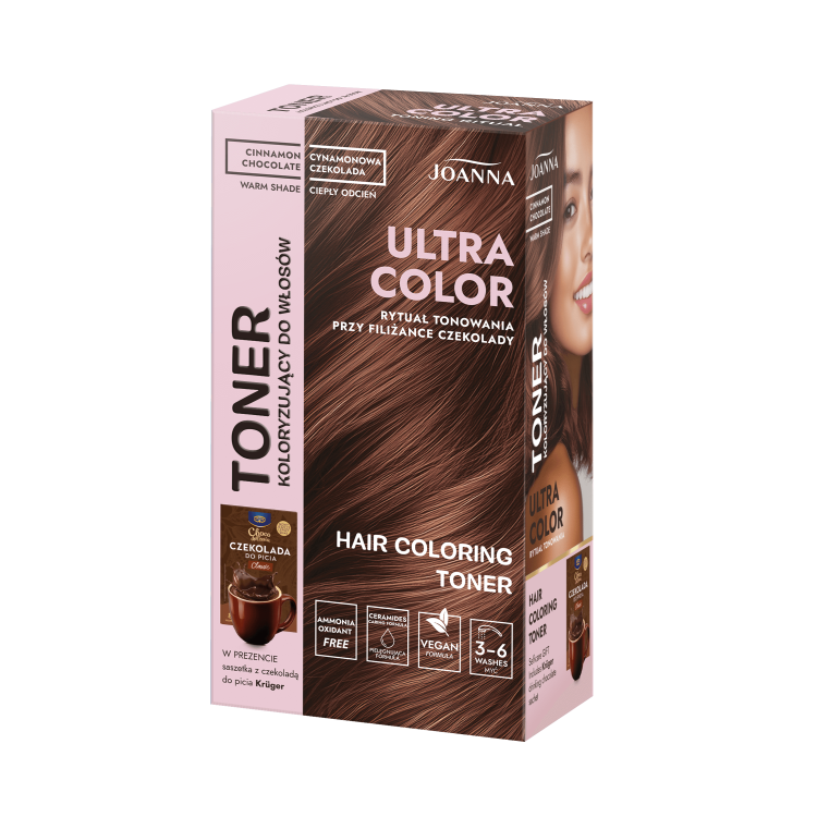 JOANNA ULTRA COLOR HAIR TONER Cinnamon chocolate 100 g JOANNA ULTRA COLOR HAIR TONER Cinnamon chocolate 100 g