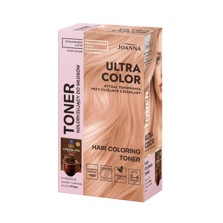 JOANNA ULTRA COLOR HAIR TONER Strawberry latte 100 g