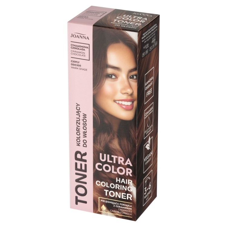 JOANNA ULTRA COLOR HAIR TONER Cinnamon chocolate 100 g JOANNA ULTRA COLOR HAIR TONER Cinnamon chocolate 100 g