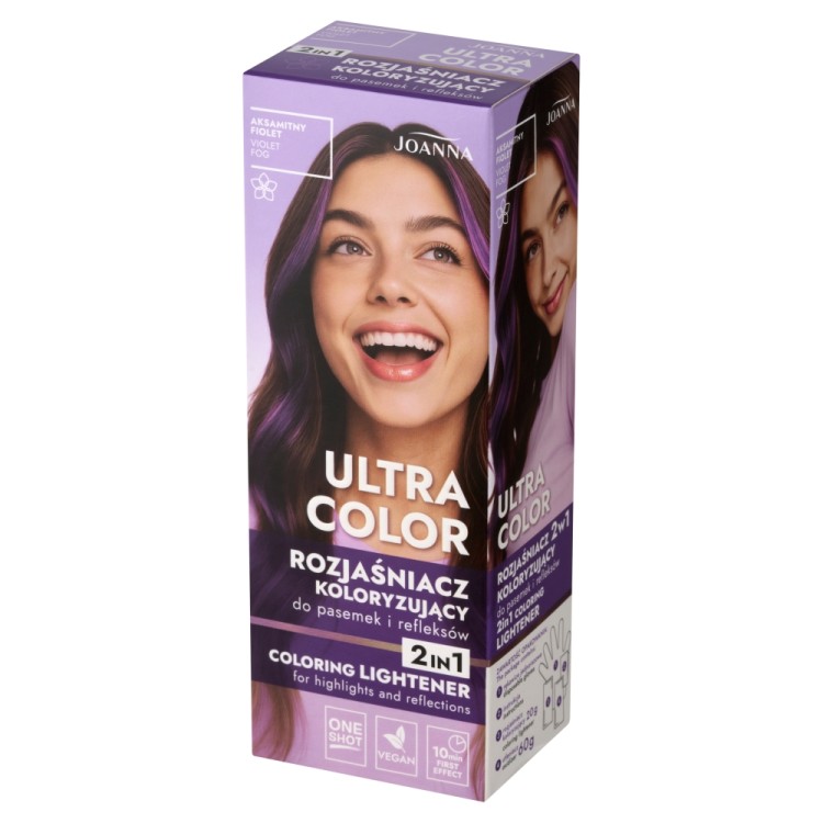 JOANNA ULTRA COLOR Velvet Violet – 2-in-1 Color Lightener for Highlights and Reflections JOANNA ULTRA COLOR Velvet Violet – 2-in-1 Color Lightener for Highlights and Reflections
