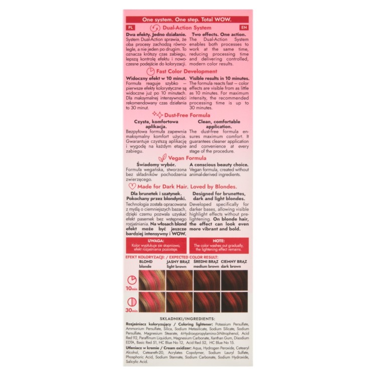JOANNA ULTRA COLOR Raspberry Temptation – 2-in-1 Color Lightener for Highlights and Reflections JOANNA ULTRA COLOR Raspberry Temptation – 2-in-1 Color Lightener for Highlights and Reflections