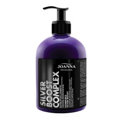 Joanna PROFESSIONAL SILVER BOOST COMPLEX Shampoo showing silver color 500g