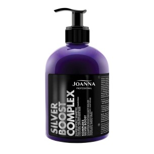 Joanna PROFESSIONAL SILVER BOOST COMPLEX Shampoo showing silver color 500g Joanna PROFESSIONAL SILVER BOOST COMPLEX Shampoo showing silver color 500g