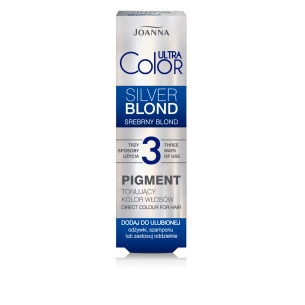 JOANNA ULTRA COLOR TONING PIGMENT SILVER BLOND 100 ml JOANNA ULTRA COLOR TONING PIGMENT SILVER BLOND 100 ml