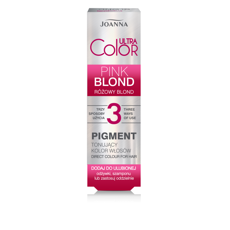 JOANNA ULTRA COLOR TONING PIGMENT PINK BLOND 100 ML
