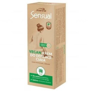 Joanna Sensual Vegan Body Hair Removal Cream for Very Sensitive Skin 100g Joanna Sensual Vegan Body Hair Removal Cream for Very Sensitive Skin 100g