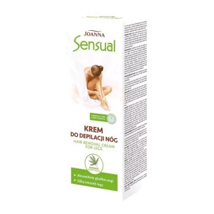 Joanna SENSUAL HAIR REMOVAL CREAM FOR LEGS WITH HEMP EXTRACT 100G Joanna SENSUAL HAIR REMOVAL CREAM FOR LEGS WITH HEMP EXTRACT 100G