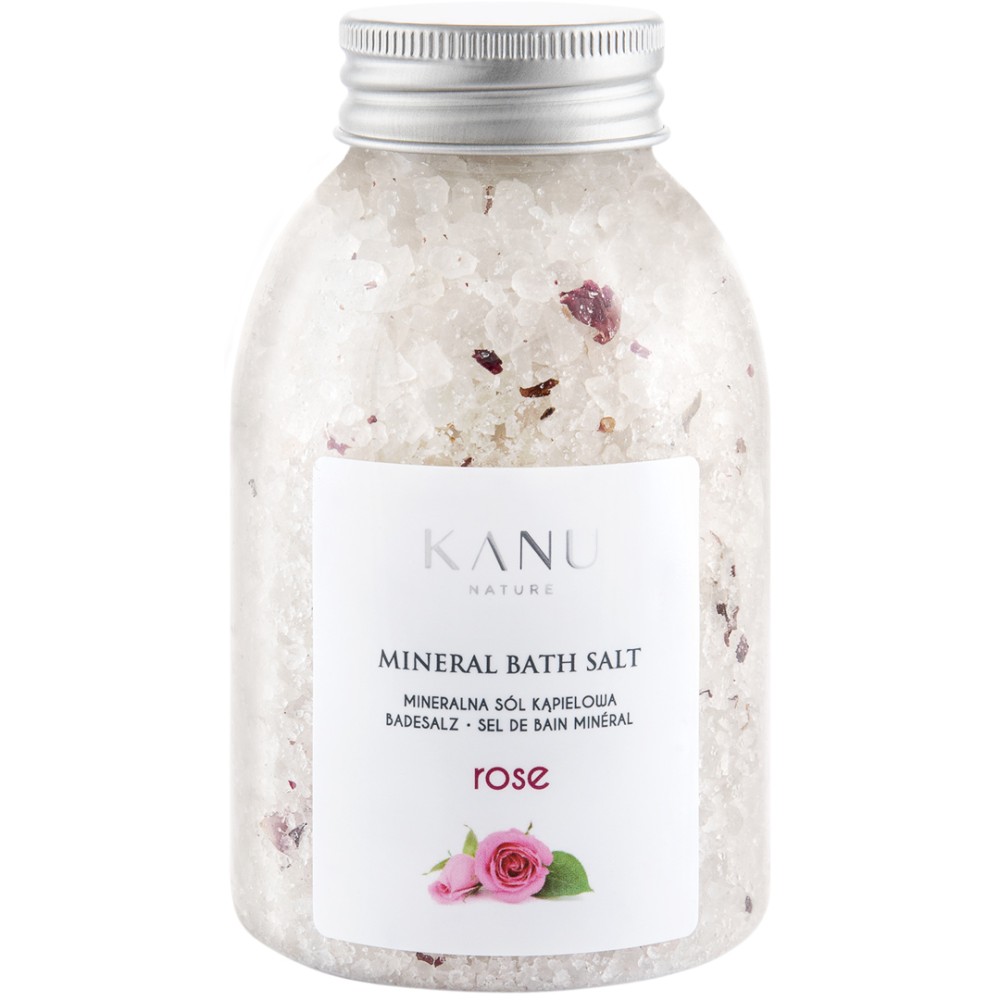 KANU Mineral bath salt with roses 350g