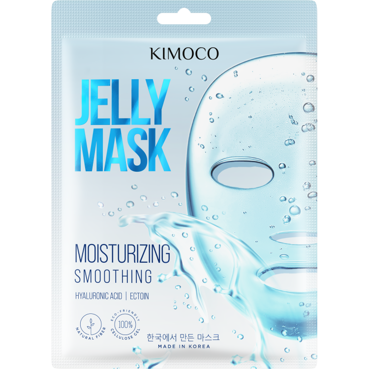 Kimoco Beauty Jelly mask moisturising sheet mask with hyaluronic acid and ectoin 23 ml Kimoco Beauty Jelly mask moisturising sheet mask with hyaluronic acid and ectoin 23 ml
