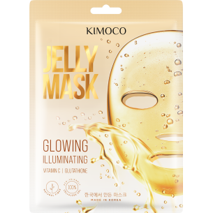 Kimoco Beauty Jelly mask brightening sheet mask with vitamin C and glutation 23 ml
