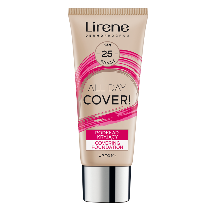 LIRENE ALL DAY COVER! Covering Foundation - Tan 25 30ML LIRENE ALL DAY COVER! Covering Foundation - Tan 25 30ML