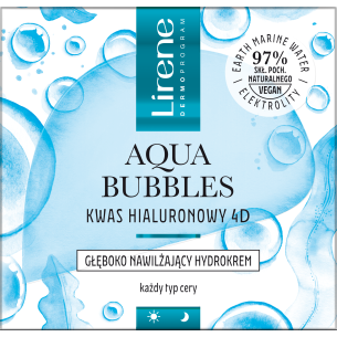 Lirene AQUA BUBBLES Deeply moisturizing hydro cream 50ml Lirene AQUA BUBBLES Deeply moisturizing hydro cream 50ml