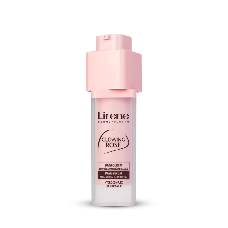 LIRENE GLOWING ROSE Moisturizing & brightening base serum 30 ml