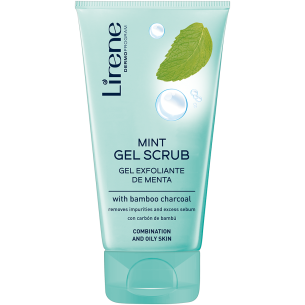 LIRENE Mint gel scrub with bamboo charcoal 150ml LIRENE Mint gel scrub with bamboo charcoal 150ml
