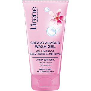 LIRENE ALMOND Creamy cleaning gel with D-panthenol 150ml LIRENE ALMOND Creamy cleaning gel with D-panthenol 150ml