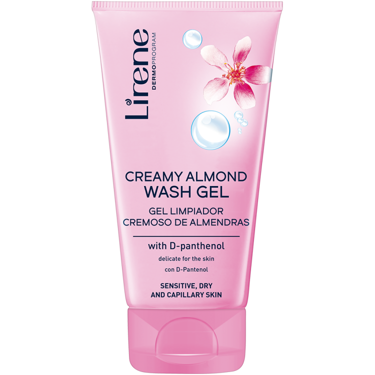LIRENE ALMOND Creamy cleaning gel with D-panthenol 150ml LIRENE ALMOND Creamy cleaning gel with D-panthenol 150ml