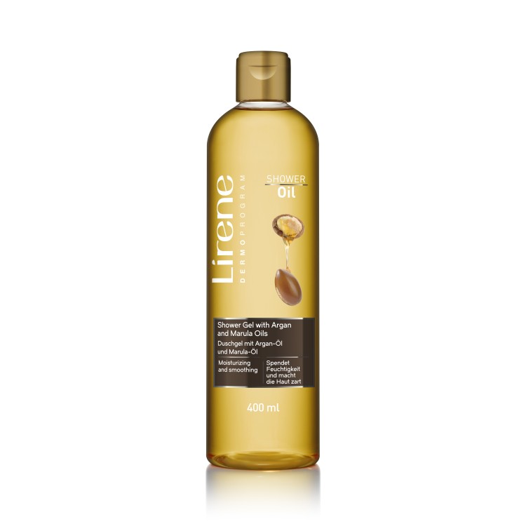 LIRENE SHOWER GEL WITH ARGAN AND MARULA OILS 400ml LIRENE SHOWER GEL WITH ARGAN AND MARULA OILS 400ml