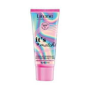 Lirene IT'S A MATCH! Mineral adaptable foundation SPF 15 30 ml NUDE 003 Lirene IT'S A MATCH! Mineral adaptable foundation SPF 15 30 ml NUDE 003