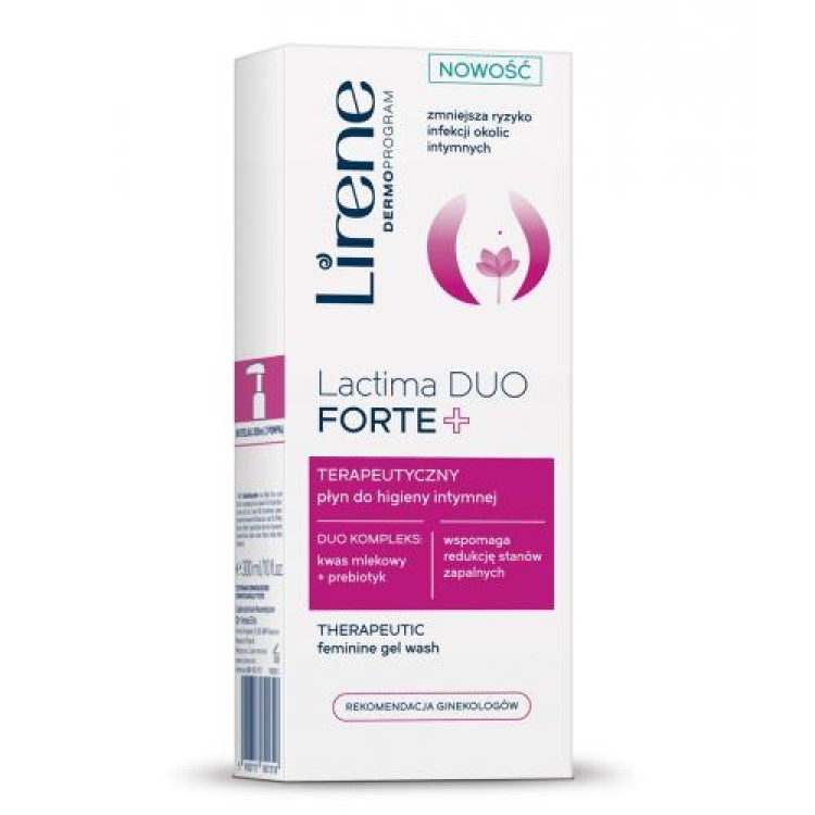 LIRENE LACTIMA DUO FORTE + therapeutic feminine gel wash 300ml