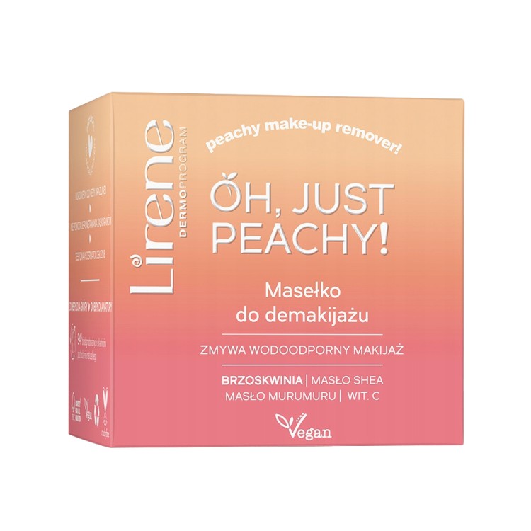 Lirene OH, JUST PEACHY de-makeup butter 45g