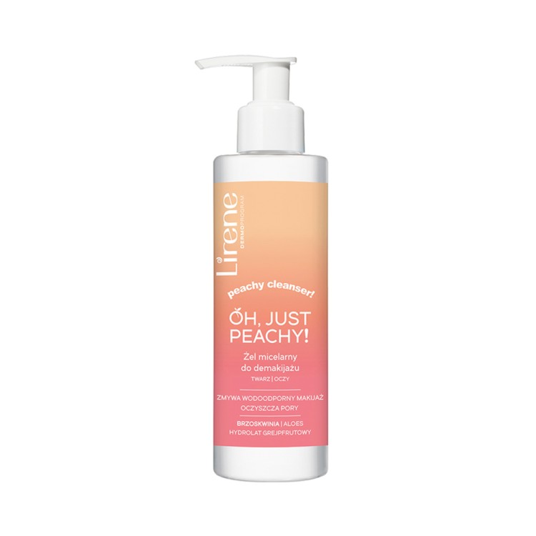 Lirene OH, JUST  PEACHY micellar wash gel 150ml