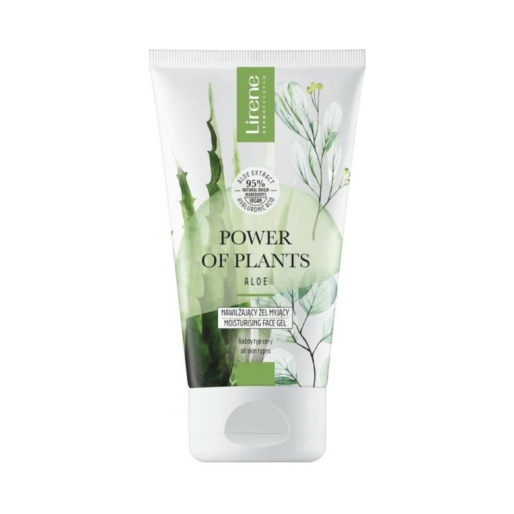 Lirene POWER OF PLANTS Moisturizing cleansing gel ALOE 150 ml