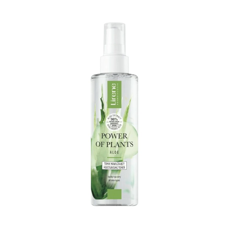 Lirene POWER OF PLANTS Moisturizing tonic ALOE 200 ml