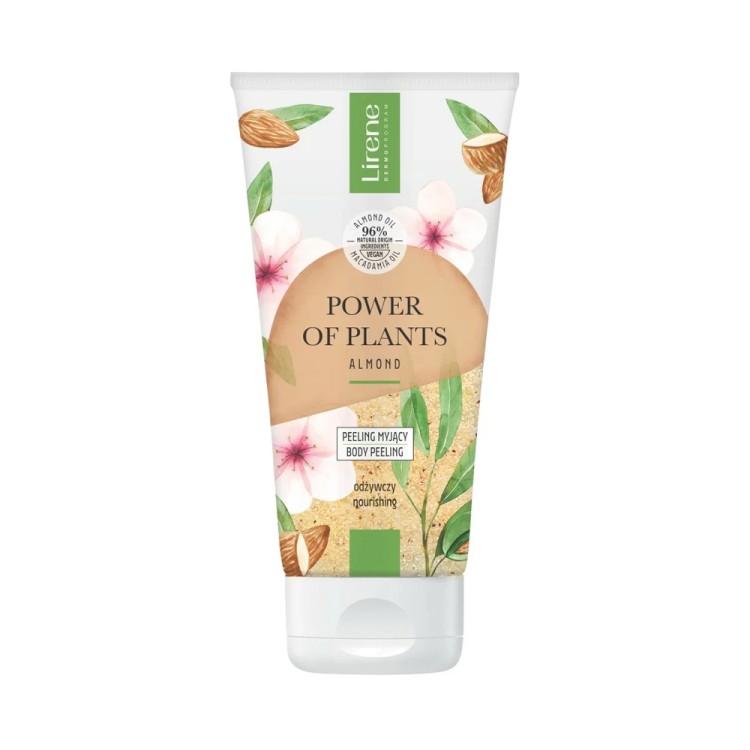 Lirene POWER OF PLANTS Nourishing cleansing peeling ALMOND 175 g