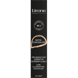 Lirene MAKE UP SATIN CONCEALER Brightening concealer 01 LIGHT 10ml Lirene MAKE UP SATIN CONCEALER Brightening concealer 01 LIGHT 10ml