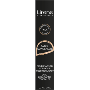 Lirene MAKE UP SATIN CONCEALER Brightening concealer 02 NATURAL 10ml Lirene MAKE UP SATIN CONCEALER Brightening concealer 02 NATURAL 10ml